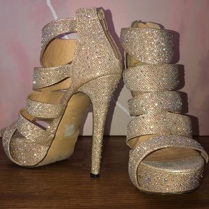 Dress Wedding Shoes Rhinestone Rivet High Heels